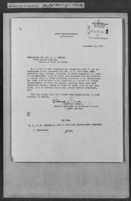 251-300 > 270 - Emmett J. Scott, Asst. to Sec. of War calls attention to complaints from Mrs. E.H. Jefferson.