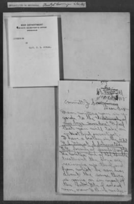 251-300 > 270 - Emmett J. Scott, Asst. to Sec. of War calls attention to complaints from Mrs. E.H. Jefferson.