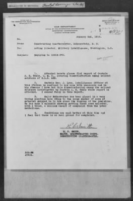 251-300 > 270 - Emmett J. Scott, Asst. to Sec. of War calls attention to complaints from Mrs. E.H. Jefferson.