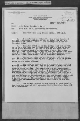 251-300 > 270 - Emmett J. Scott, Asst. to Sec. of War calls attention to complaints from Mrs. E.H. Jefferson.