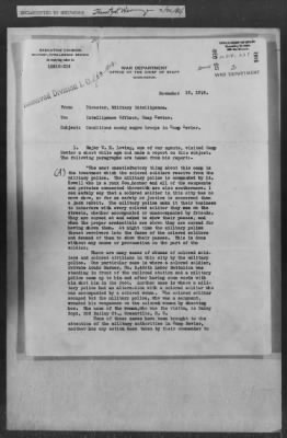 251-300 > 271 - IO-Camp Sevier, SC to the Commanding General. Re: Conditions among negro troops in Camp Sevier.