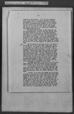 251-300 > 271 - IO-Camp Sevier, SC to the Commanding General. Re: Conditions among negro troops in Camp Sevier.