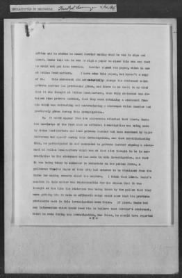 251-300 > 272 - Memo from Emmett J. Scott to Genl. E.L. Munson, Chief, Morale Branch. Re: Report made by colored Sgts. Cyrus W. Perry and I.H. Holmon.