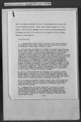 251-300 > 272 - Memo from Emmett J. Scott to Genl. E.L. Munson, Chief, Morale Branch. Re: Report made by colored Sgts. Cyrus W. Perry and I.H. Holmon.