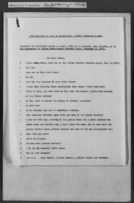 251-300 > 272 - Memo from Emmett J. Scott to Genl. E.L. Munson, Chief, Morale Branch. Re: Report made by colored Sgts. Cyrus W. Perry and I.H. Holmon.