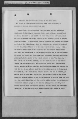 251-300 > 272 - Memo from Emmett J. Scott to Genl. E.L. Munson, Chief, Morale Branch. Re: Report made by colored Sgts. Cyrus W. Perry and I.H. Holmon.