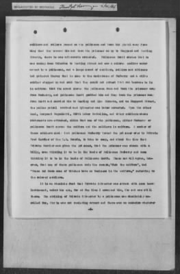 251-300 > 272 - Memo from Emmett J. Scott to Genl. E.L. Munson, Chief, Morale Branch. Re: Report made by colored Sgts. Cyrus W. Perry and I.H. Holmon.