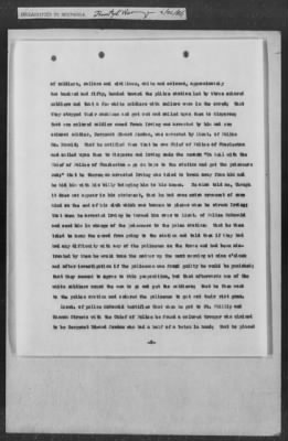 251-300 > 272 - Memo from Emmett J. Scott to Genl. E.L. Munson, Chief, Morale Branch. Re: Report made by colored Sgts. Cyrus W. Perry and I.H. Holmon.