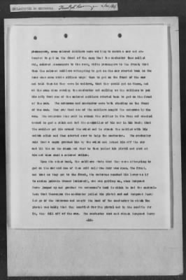 251-300 > 272 - Memo from Emmett J. Scott to Genl. E.L. Munson, Chief, Morale Branch. Re: Report made by colored Sgts. Cyrus W. Perry and I.H. Holmon.