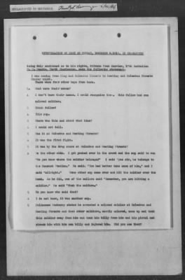 251-300 > 272 - Memo from Emmett J. Scott to Genl. E.L. Munson, Chief, Morale Branch. Re: Report made by colored Sgts. Cyrus W. Perry and I.H. Holmon.