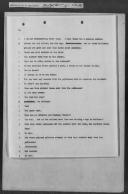 251-300 > 272 - Memo from Emmett J. Scott to Genl. E.L. Munson, Chief, Morale Branch. Re: Report made by colored Sgts. Cyrus W. Perry and I.H. Holmon.