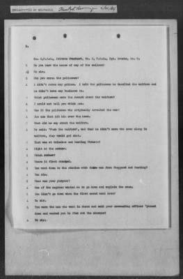 Thumbnail for 251-300 > 272 - Memo from Emmett J. Scott to Genl. E.L. Munson, Chief, Morale Branch. Re: Report made by colored Sgts. Cyrus W. Perry and I.H. Holmon.