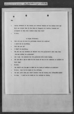 251-300 > 272 - Memo from Emmett J. Scott to Genl. E.L. Munson, Chief, Morale Branch. Re: Report made by colored Sgts. Cyrus W. Perry and I.H. Holmon.