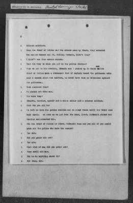 251-300 > 272 - Memo from Emmett J. Scott to Genl. E.L. Munson, Chief, Morale Branch. Re: Report made by colored Sgts. Cyrus W. Perry and I.H. Holmon.