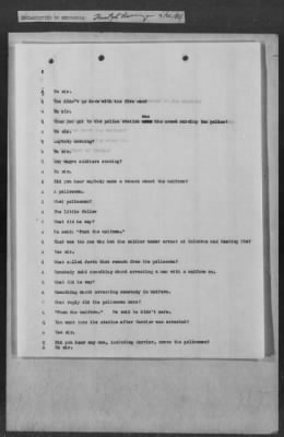 251-300 > 272 - Memo from Emmett J. Scott to Genl. E.L. Munson, Chief, Morale Branch. Re: Report made by colored Sgts. Cyrus W. Perry and I.H. Holmon.