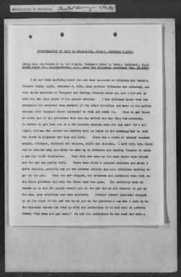 251-300 > 272 - Memo from Emmett J. Scott to Genl. E.L. Munson, Chief, Morale Branch. Re: Report made by colored Sgts. Cyrus W. Perry and I.H. Holmon.