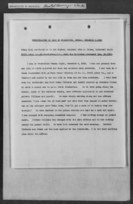 Thumbnail for 251-300 > 272 - Memo from Emmett J. Scott to Genl. E.L. Munson, Chief, Morale Branch. Re: Report made by colored Sgts. Cyrus W. Perry and I.H. Holmon.