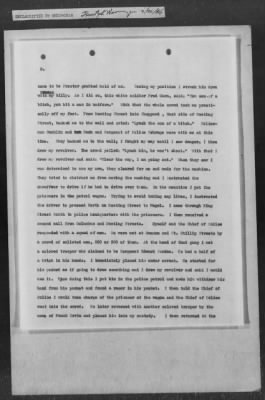 Thumbnail for 251-300 > 272 - Memo from Emmett J. Scott to Genl. E.L. Munson, Chief, Morale Branch. Re: Report made by colored Sgts. Cyrus W. Perry and I.H. Holmon.