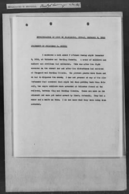 Thumbnail for 251-300 > 272 - Memo from Emmett J. Scott to Genl. E.L. Munson, Chief, Morale Branch. Re: Report made by colored Sgts. Cyrus W. Perry and I.H. Holmon.