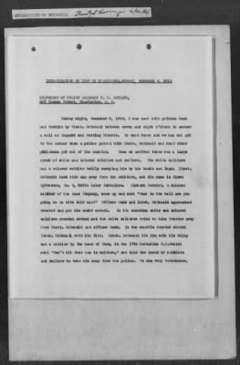 Thumbnail for 251-300 > 272 - Memo from Emmett J. Scott to Genl. E.L. Munson, Chief, Morale Branch. Re: Report made by colored Sgts. Cyrus W. Perry and I.H. Holmon.