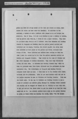 251-300 > 272 - Memo from Emmett J. Scott to Genl. E.L. Munson, Chief, Morale Branch. Re: Report made by colored Sgts. Cyrus W. Perry and I.H. Holmon.