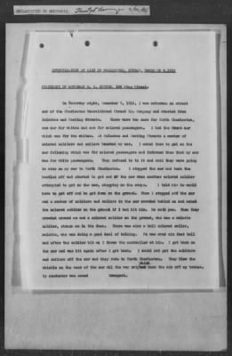 Thumbnail for 251-300 > 272 - Memo from Emmett J. Scott to Genl. E.L. Munson, Chief, Morale Branch. Re: Report made by colored Sgts. Cyrus W. Perry and I.H. Holmon.