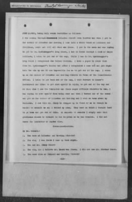 251-300 > 272 - Memo from Emmett J. Scott to Genl. E.L. Munson, Chief, Morale Branch. Re: Report made by colored Sgts. Cyrus W. Perry and I.H. Holmon.