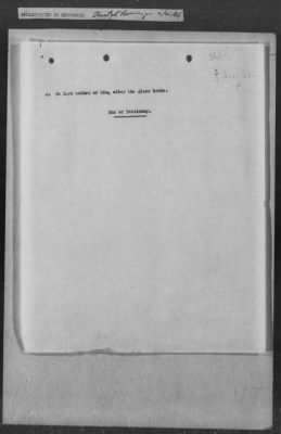 Thumbnail for 251-300 > 272 - Memo from Emmett J. Scott to Genl. E.L. Munson, Chief, Morale Branch. Re: Report made by colored Sgts. Cyrus W. Perry and I.H. Holmon.