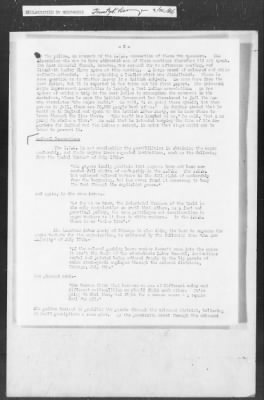 Thumbnail for 351-400 > 364 - IO-NYC to MID. Re: Maj. H.A. Strauss forwards copy of report gathered by one of Military Intelligence Allies regarding the "Negro Agitation".