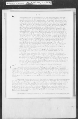 Thumbnail for 351-400 > 364 - IO-NYC to MID. Re: Maj. H.A. Strauss forwards copy of report gathered by one of Military Intelligence Allies regarding the "Negro Agitation".