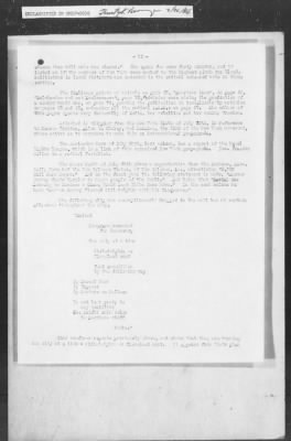 Thumbnail for 351-400 > 364 - IO-NYC to MID. Re: Maj. H.A. Strauss forwards copy of report gathered by one of Military Intelligence Allies regarding the "Negro Agitation".