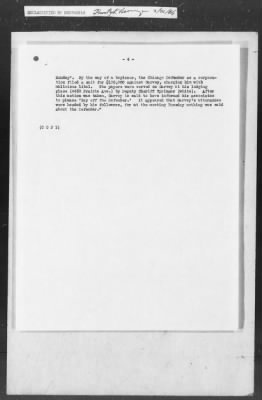 Thumbnail for 351-400 > 364 - IO-NYC to MID. Re: Maj. H.A. Strauss forwards copy of report gathered by one of Military Intelligence Allies regarding the "Negro Agitation".