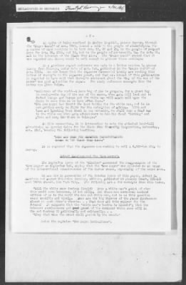 Thumbnail for 351-400 > 364 - IO-NYC to MID. Re: Maj. H.A. Strauss forwards copy of report gathered by one of Military Intelligence Allies regarding the "Negro Agitation".