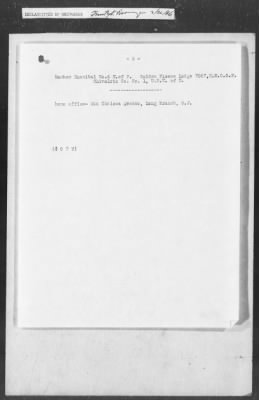 Thumbnail for 351-400 > 364 - IO-NYC to MID. Re: Maj. H.A. Strauss forwards copy of report gathered by one of Military Intelligence Allies regarding the "Negro Agitation".