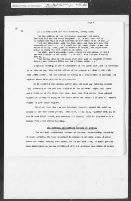 Thumbnail for 351-400 > 364 - IO-NYC to MID. Re: Maj. H.A. Strauss forwards copy of report gathered by one of Military Intelligence Allies regarding the "Negro Agitation".