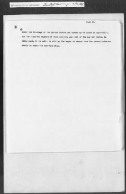 Thumbnail for 351-400 > 364 - IO-NYC to MID. Re: Maj. H.A. Strauss forwards copy of report gathered by one of Military Intelligence Allies regarding the "Negro Agitation".