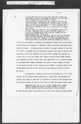 Thumbnail for 351-400 > 364 - IO-NYC to MID. Re: Maj. H.A. Strauss forwards copy of report gathered by one of Military Intelligence Allies regarding the "Negro Agitation".