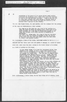 Thumbnail for 351-400 > 364 - IO-NYC to MID. Re: Maj. H.A. Strauss forwards copy of report gathered by one of Military Intelligence Allies regarding the "Negro Agitation".