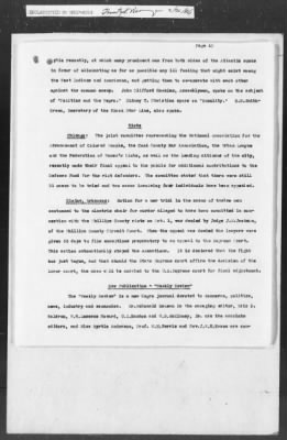 Thumbnail for 351-400 > 364 - IO-NYC to MID. Re: Maj. H.A. Strauss forwards copy of report gathered by one of Military Intelligence Allies regarding the "Negro Agitation".