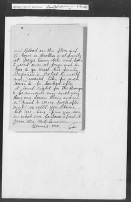 Thumbnail for 351-400 > 372 - C of S forwards letter from Mrs. M.C. Duncan, Bernie, MO, to Sec. of War. Re: Uprising in Fargo, AR.