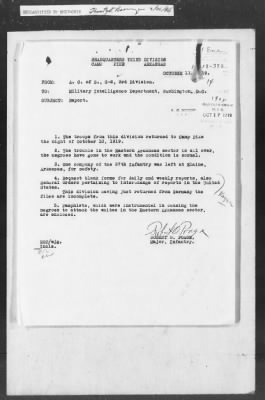 Thumbnail for 351-400 > 372 - C of S forwards letter from Mrs. M.C. Duncan, Bernie, MO, to Sec. of War. Re: Uprising in Fargo, AR.