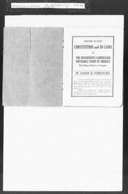 Thumbnail for 351-400 > 372 - C of S forwards letter from Mrs. M.C. Duncan, Bernie, MO, to Sec. of War. Re: Uprising in Fargo, AR.