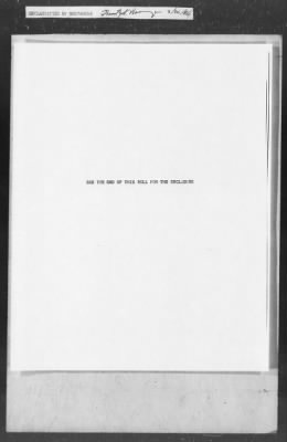 Thumbnail for 351-400 > 372 - C of S forwards letter from Mrs. M.C. Duncan, Bernie, MO, to Sec. of War. Re: Uprising in Fargo, AR.