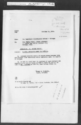 Thumbnail for 351-400 > 380 - IO-CD to Maslay Hoyne, State Atty., Chicago. Re: Negro radicals meeting at the home of Mme Anderson.