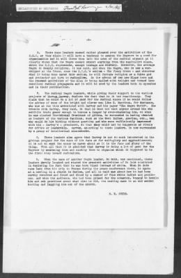 Thumbnail for 401-450 > 417 - IO, 2nd-C to MID forwards report. Re: Philip Randolph and Chandler Owens, editors of the radical magazine "The Messenger".