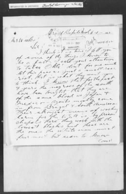 Thumbnail for 401-450 > 422 - C of S forwards annonymous letter to MI-4 from Grand Rapids, MI. Re: Situation of negroes in the US.