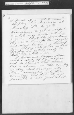 Thumbnail for 401-450 > 422 - C of S forwards annonymous letter to MI-4 from Grand Rapids, MI. Re: Situation of negroes in the US.