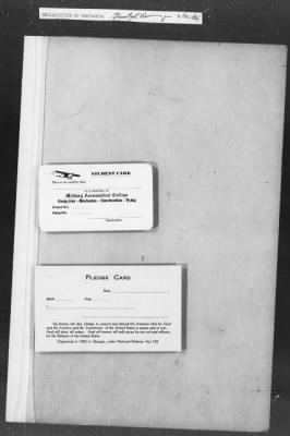 Thumbnail for 451-473 > 453 - IO 6th CA. Re: "Major" George Fisher, Military Order of Guards, Chicago. Re: An investigation into an Army WPA aviation course for negroes disclosed.