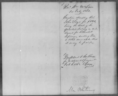 Thumbnail for Comm. pertaining to Rev. William McLain