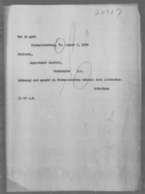 Miscellaneous Files, 1909-21 > Case #20917